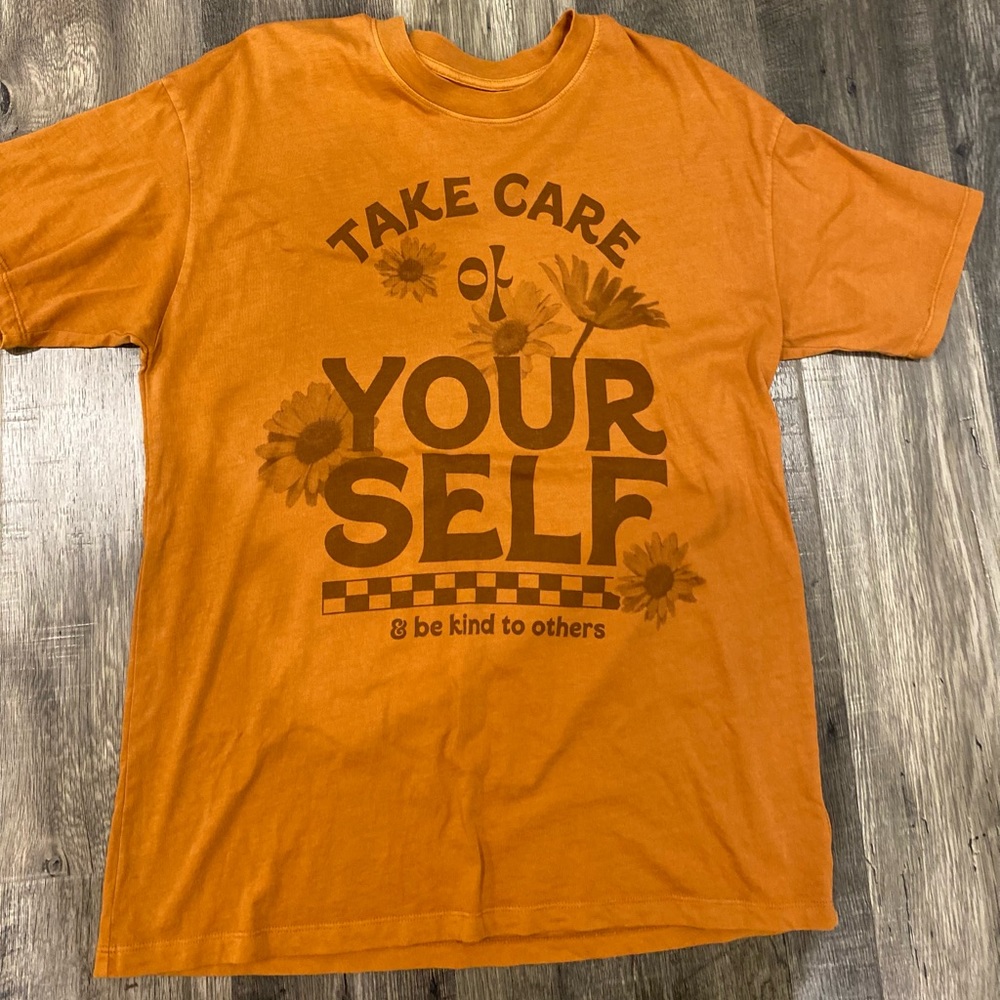 Oversized American eagle tee